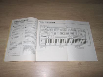 Roland-JD-800 Original Manuals  1991-Rare